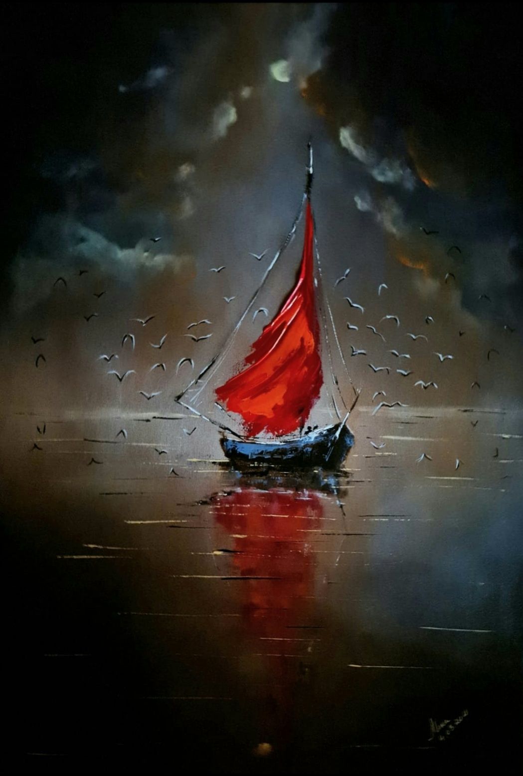 ArteDiAlina.com painting: Ship of fools